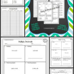 Multiplying Decimals Worksheets Common Core Math Math Facts Fifth