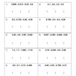 Ordering Decimals Worksheet