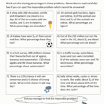 Percent Of Change Word Problems Worksheet Db excel