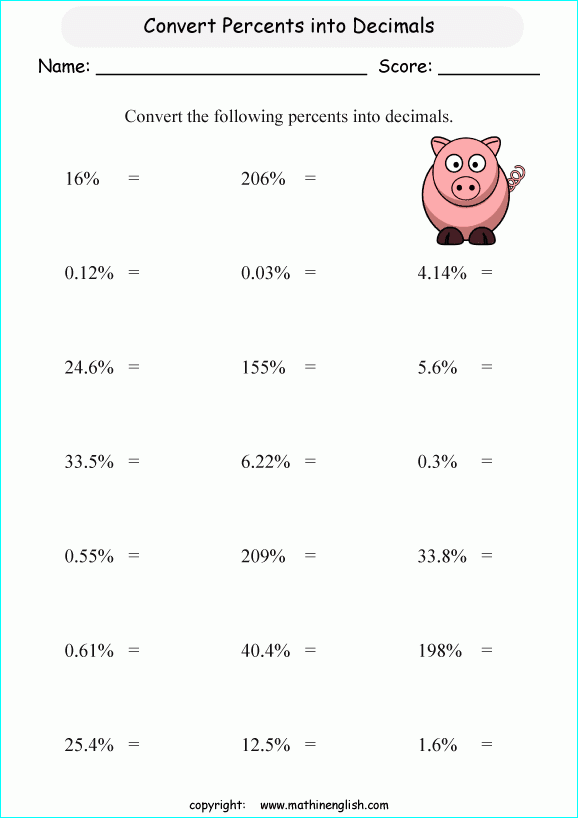 Printable Primary Math Worksheet For Math Grades 1 To 6 Based On The 