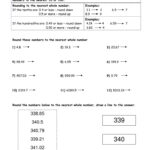 Rounding Decimal Numbers Nearest Whole Number TMK Education