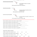 Rounding Decimals Introduction Packet