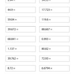 Rounding Decimals Worksheets Math Monks