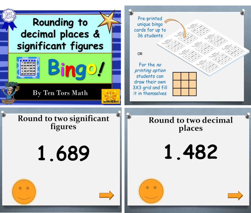 Rounding To Decimal Places Significant Figures Game Made By Teachers