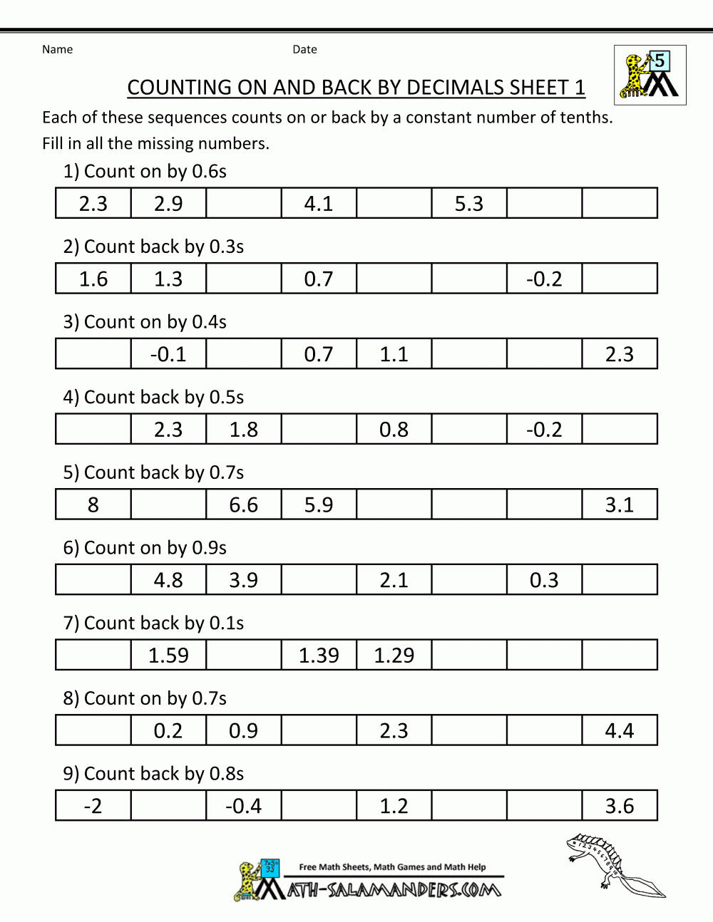 Rounding To The Nearest 100 Worksheets Equivalent Decimals Worksheets 