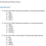 Solved Hexadecimal Number System Exercises 105 1 Convert