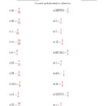 Terminating And Repeating Decimals Worksheet Education Template