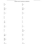 The Converting Fractions To Terminating And Repeating Decimals A Math