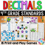 These Games Make 4th Grade Decimal Standards So Much Fun To Practice