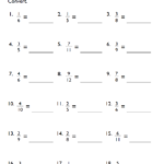 Turning Fractions Into Decimals Worksheet