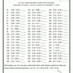 Year 4 Mental Maths Tests Maths Worksheets For Kids